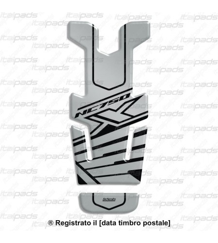 Protège Réservoir Tank Pad gris argent pour Honda NC750X 2016