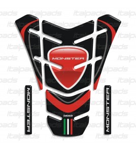 Protège Réservoir gel Tank Pad effet carbone mod. Detroit pour Aprilia