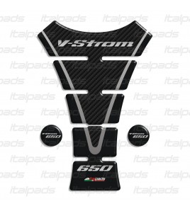 Protection Protège Réservoir pour Suzuki V-Strom 650 mod. "Texas" noir+carbon look 2P