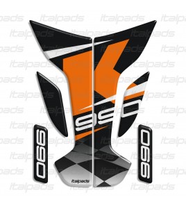 Protège Réservoir Tank Pad pour KTM SM990 mod. "Wings"+2