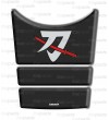 Protection Protège Réservoir Tank Pad noir pour Suzuki Katana