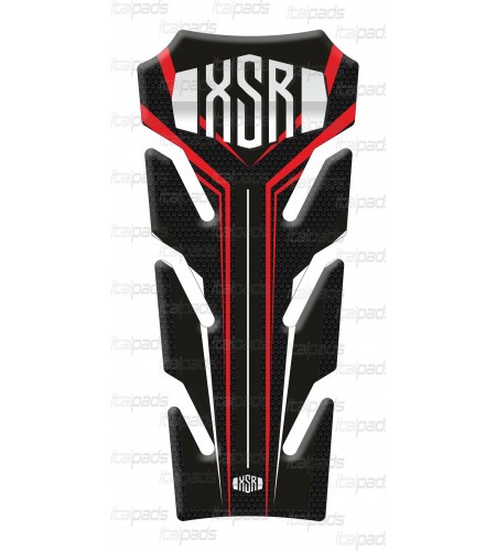 Protège réservoir blanc rouge pour Yamaha XSR