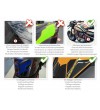 Protège-réservoir transparent en résine Tank Pad pour Aprilia mod. wings