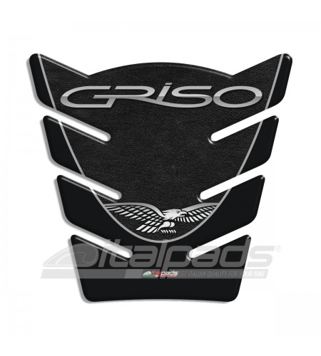 Protection Protège Réservoir Tank Pad noir cuir pour Moto Guzzi Griso